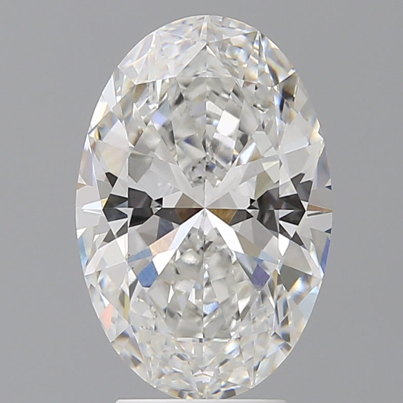 4.10 Carat Oval Shaped, Ideal Cut, E Color, VVS2 Clarity, IGI Certified Lab Grown Diamond