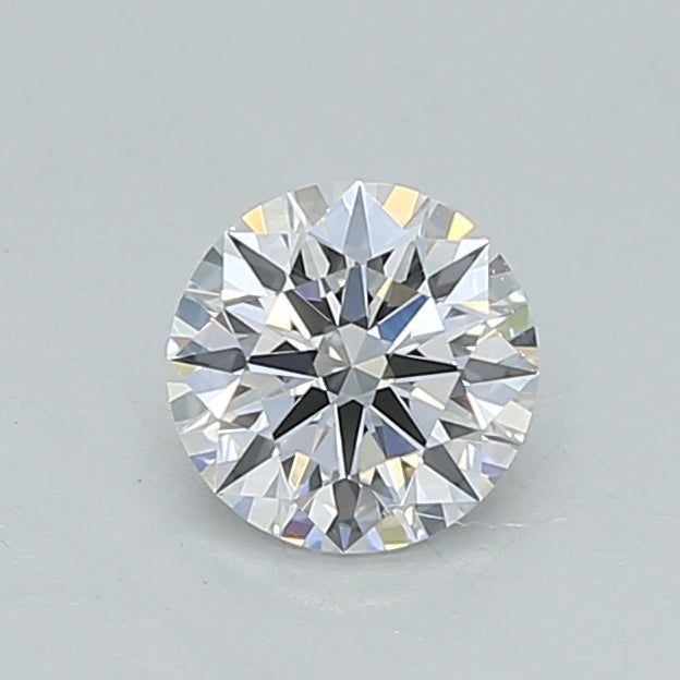 0.54 Carat Round Shaped, Ideal Cut, D Color, VVS2 Clarity, IGI Certified Lab Grown Diamond