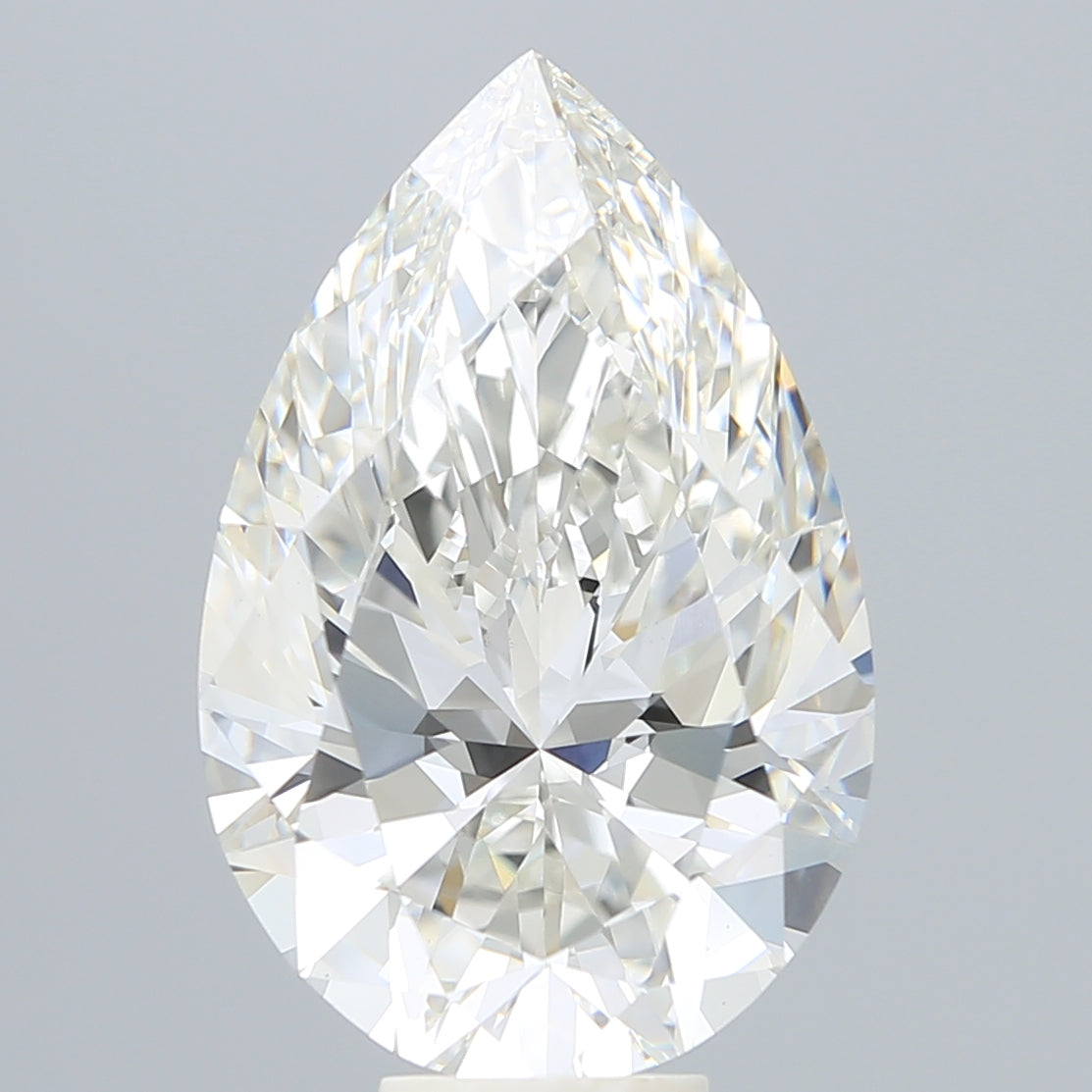 10.42 Carat Pear Shaped, Ideal Cut, G Color, VVS2 Clarity, IGI Certified Lab Grown Diamond