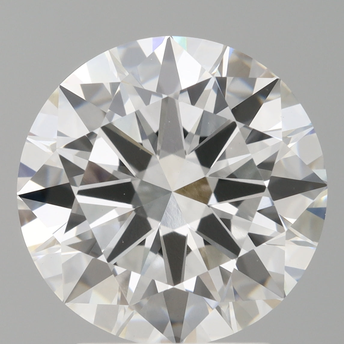 3.03 Carat Round Shaped, Excellent Cut, F Color, VVS2 Clarity, IGI Certified Lab Grown Diamond