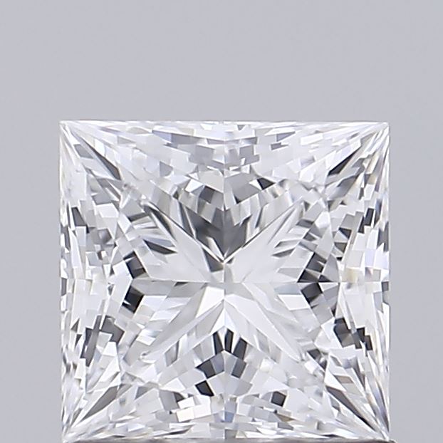 1.06 Carat Princess Shaped, Ideal Cut, D Color, VVS1 Clarity, IGI Certified Lab Grown Diamond