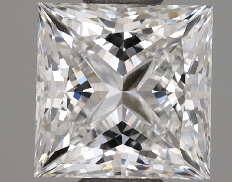 1.06 Carat Princess Shaped, Ideal Cut, D Color, VVS1 Clarity, IGI Certified Lab Grown Diamond