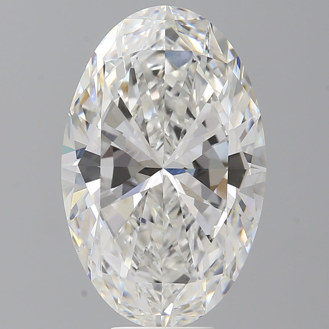 9.60 Carat Oval Shaped, Ideal Cut, F Color, VVS2 Clarity, IGI Certified Lab Grown Diamond