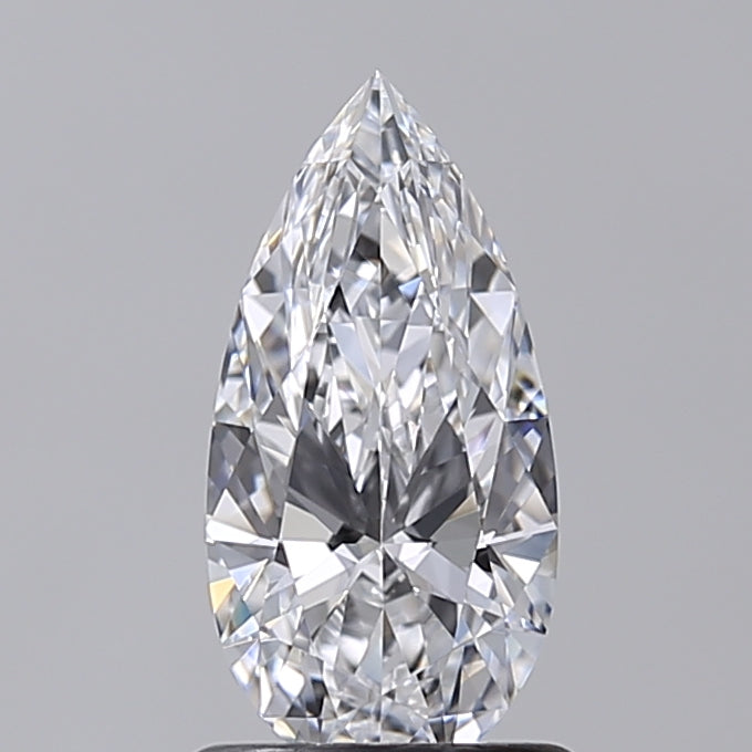 1.02 Carat Pear Shaped, Ideal Cut, D Color, VVS1 Clarity, IGI Certified Lab Grown Diamond