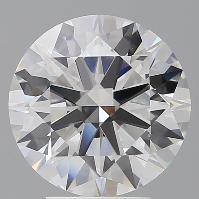 4.09 Carat Round Shaped, Ideal Cut, E Color, VVS2 Clarity, IGI Certified Lab Grown Diamond