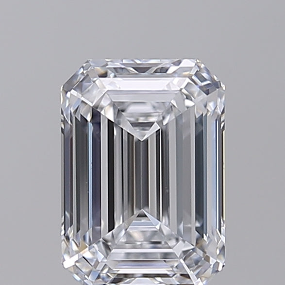 1.51 Carat Emerald Shaped, Very Good Cut, D Color, VVS1 Clarity, IGI Certified Lab Grown Diamond