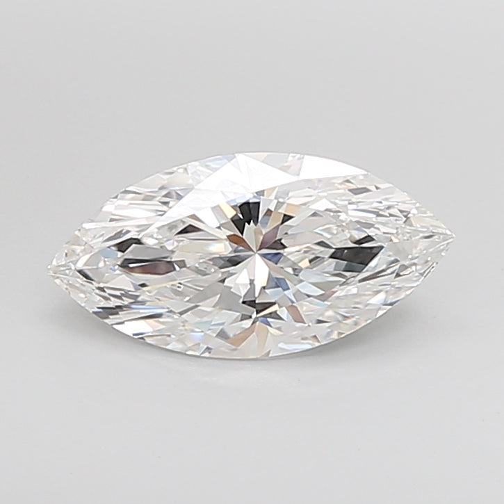 3.01 Carat Marquise Shaped, Ideal Cut, E Color, VVS2 Clarity, IGI Certified Lab Grown Diamond