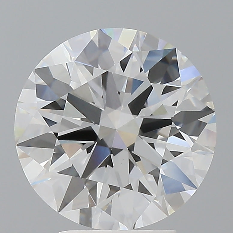 4.02 Carat Round Shaped, Ideal Cut, E Color, VVS2 Clarity, IGI Certified Lab Grown Diamond