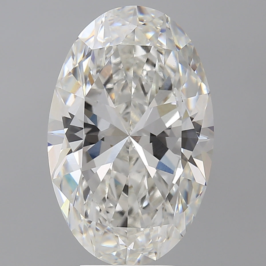 6.58 Carat Oval Shaped, Ideal Cut, F Color, VVS2 Clarity, IGI Certified Lab Grown Diamond