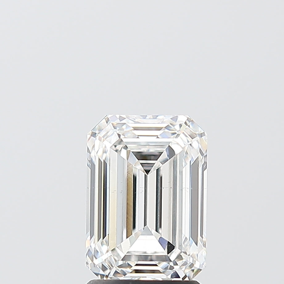 2.03 Carat Emerald Shaped, Ideal Cut, E Color, VS1 Clarity, IGI Certified Lab Grown Diamond