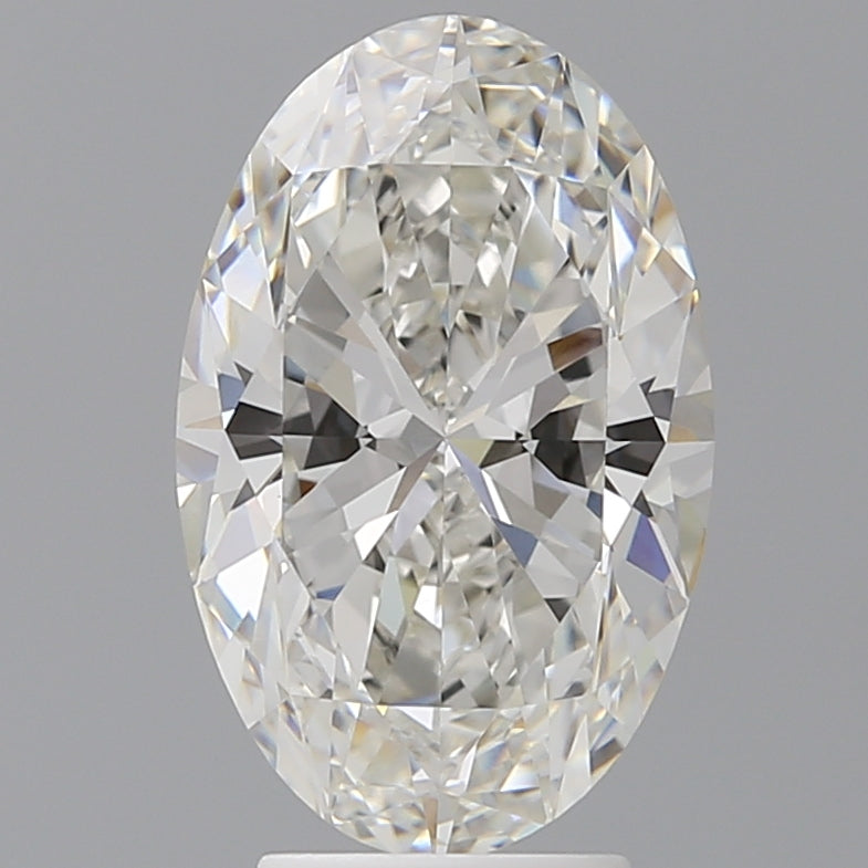 4.09 Carat Oval Shaped, Ideal Cut, F Color, VVS1 Clarity, IGI Certified Lab Grown Diamond
