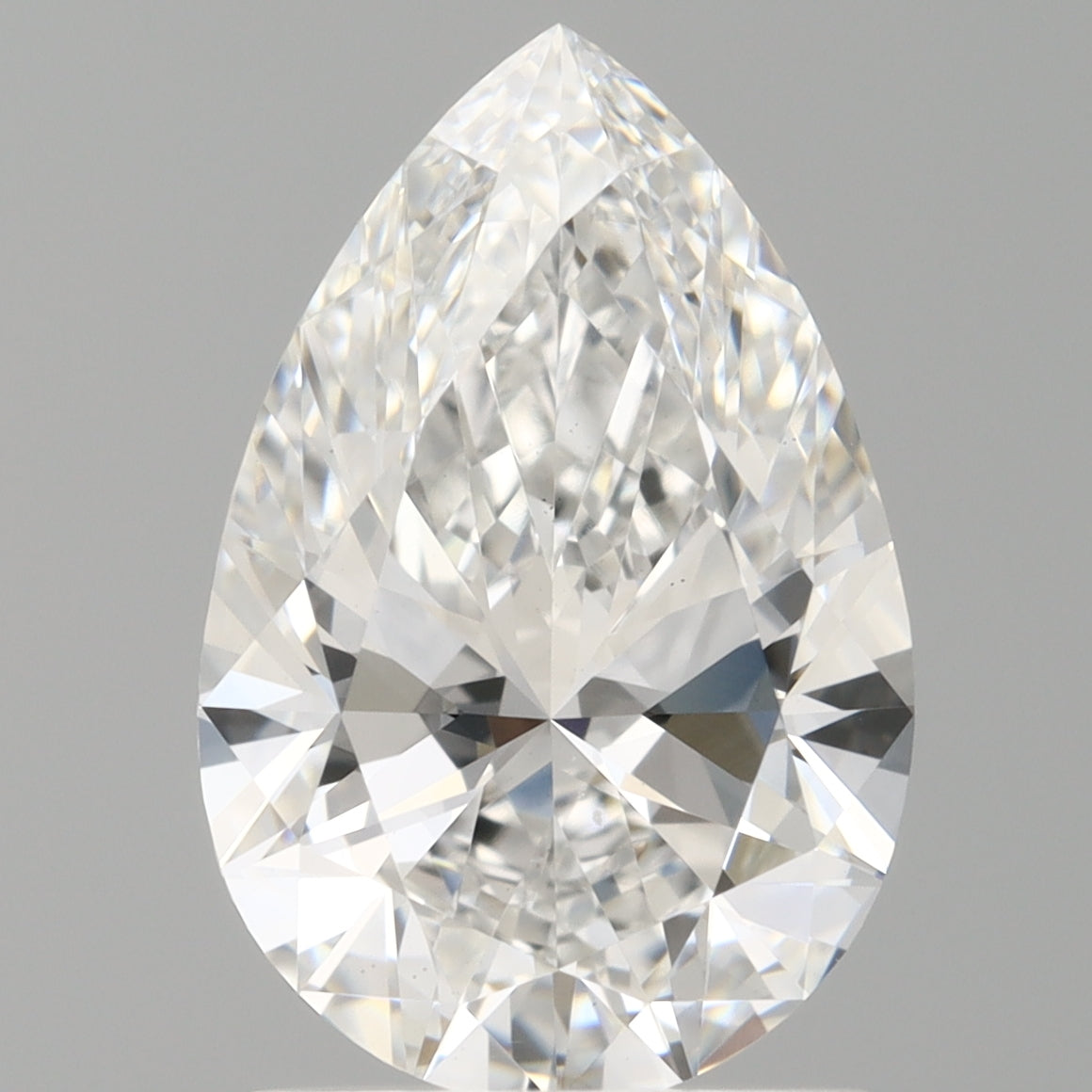 1.59 Carat Pear Shaped, Ideal Cut, E Color, VS1 Clarity, IGI Certified Lab Grown Diamond