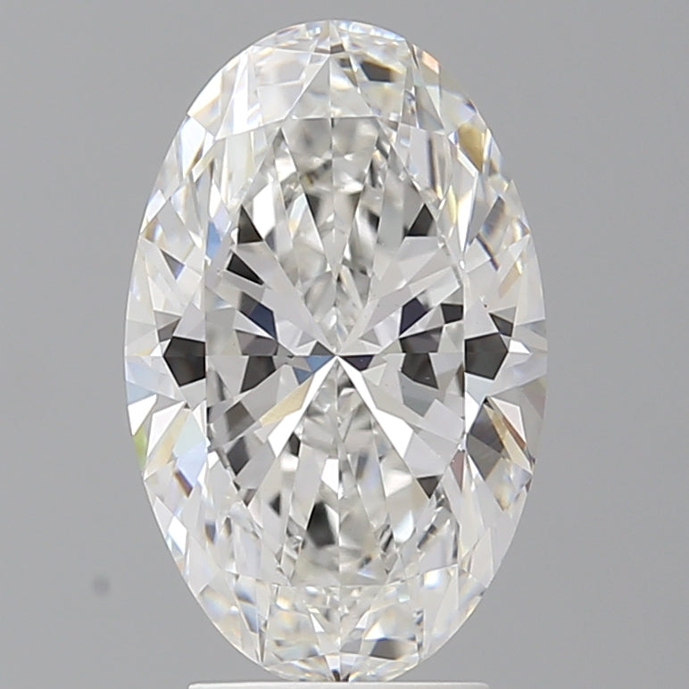 3.57 Carat Oval Shaped, Ideal Cut, F Color, VVS2 Clarity, IGI Certified Lab Grown Diamond