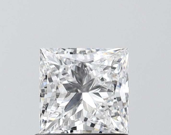 1.03 Carat Princess Shaped, Ideal Cut, D Color, VS1 Clarity, IGI Certified Lab Grown Diamond