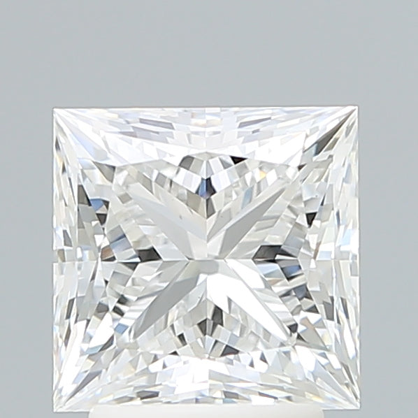 3.10 Carat Princess Shaped, Ideal Cut, E Color, VVS2 Clarity, IGI Certified Lab Grown Diamond