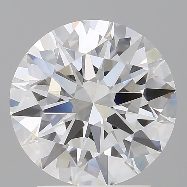 2.52 Carat Round Shaped, Ideal Cut, E Color, VVS2 Clarity, IGI Certified Lab Grown Diamond