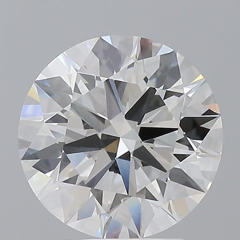 3.60 Carat Round Shaped, Ideal Cut, F Color, VVS2 Clarity, IGI Certified Lab Grown Diamond