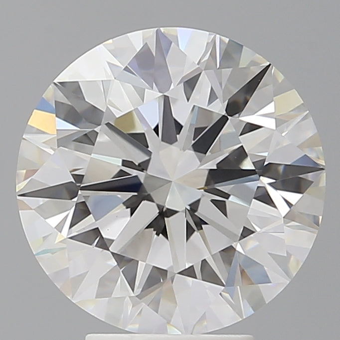 5.10 Carat Round Shaped, Excellent Cut, F Color, VVS2 Clarity, IGI Certified Lab Grown Diamond