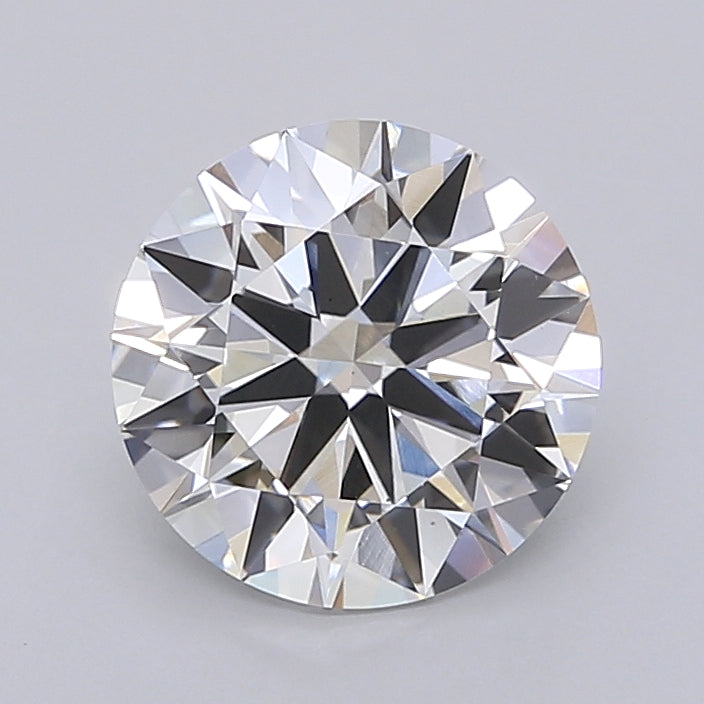 2.25 Carat Round Shaped, Very Good Cut, F Color, VS1 Clarity, IGI Certified Lab Grown Diamond