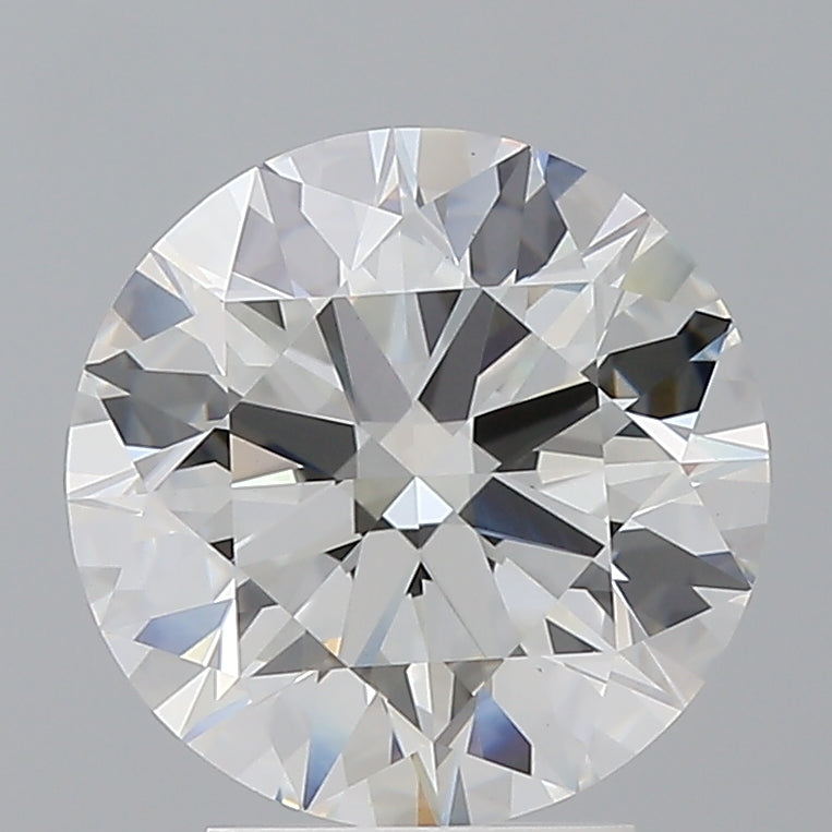 3.51 Carat Round Shaped, Ideal Cut, F Color, VVS2 Clarity, IGI Certified Lab Grown Diamond
