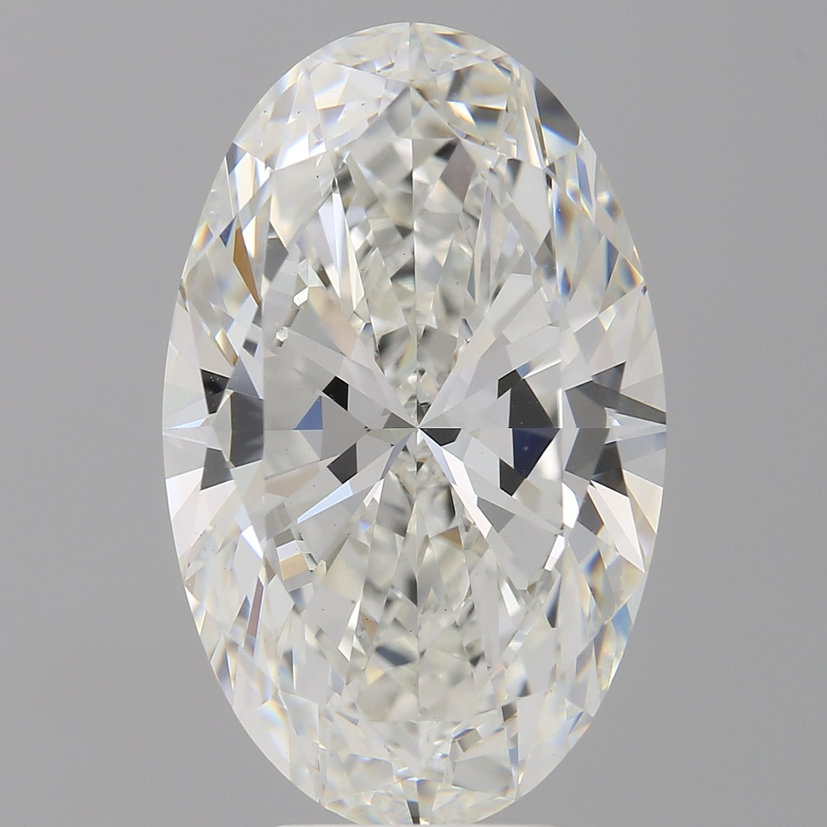 7.03 Carat Oval Shaped, Ideal Cut, F Color, VVS2 Clarity, IGI Certified Lab Grown Diamond