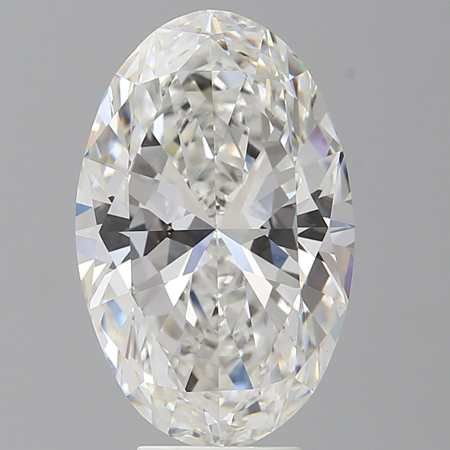 6.09 Carat Oval Shaped, Ideal Cut, F Color, VVS2 Clarity, IGI Certified Lab Grown Diamond