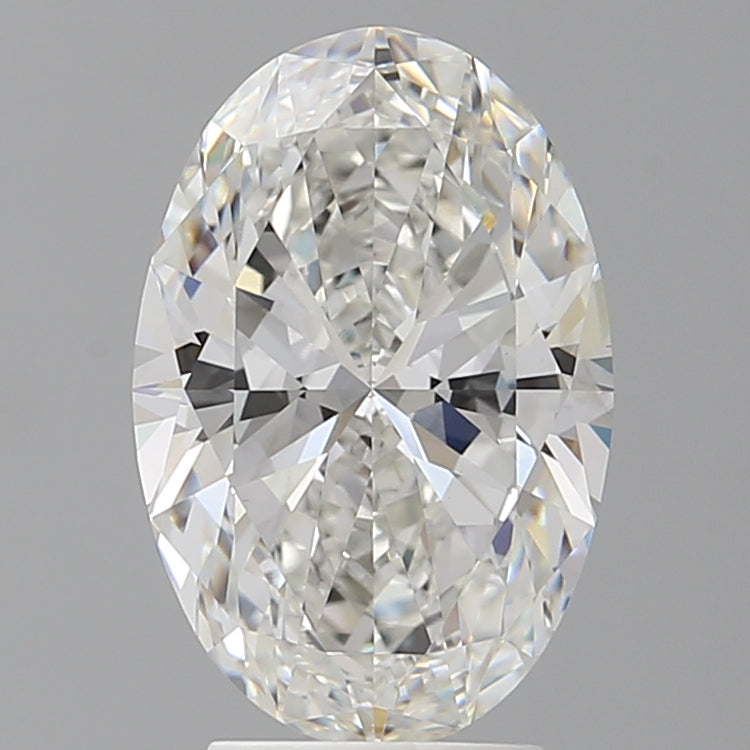 3.52 Carat Oval Shaped, Ideal Cut, F Color, VVS2 Clarity, IGI Certified Lab Grown Diamond