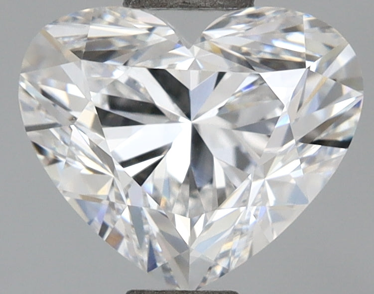 1.64 Carat Heart Shaped, Excellent Cut, D Color, VVS1 Clarity, IGI Certified Lab Grown Diamond