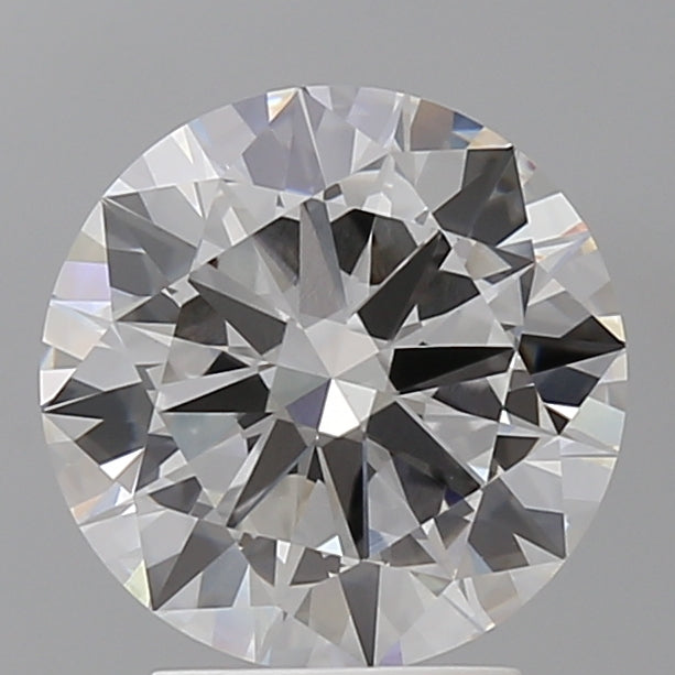 3.02 Carat Round Shaped, Excellent Cut, F Color, VVS2 Clarity, IGI Certified Lab Grown Diamond