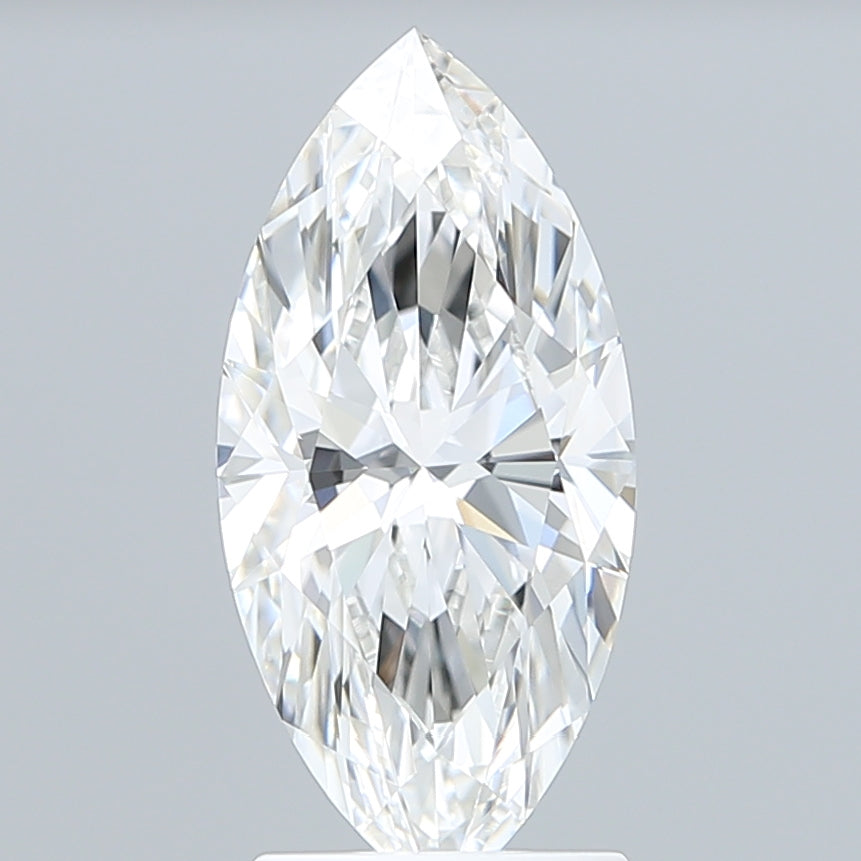 2.10 Carat Marquise Shaped, Ideal Cut, F Color, VVS1 Clarity, IGI Certified Lab Grown Diamond