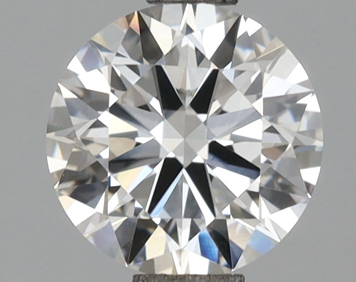 1.08 Carat Round Shaped, Ideal Cut, D Color, VVS2 Clarity, IGI Certified Lab Grown Diamond