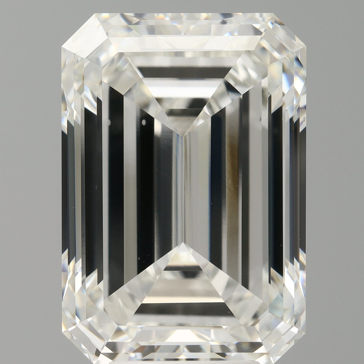 8.06 Carat Emerald Shaped, Ideal Cut, F Color, VS1 Clarity, IGI Certified Lab Grown Diamond