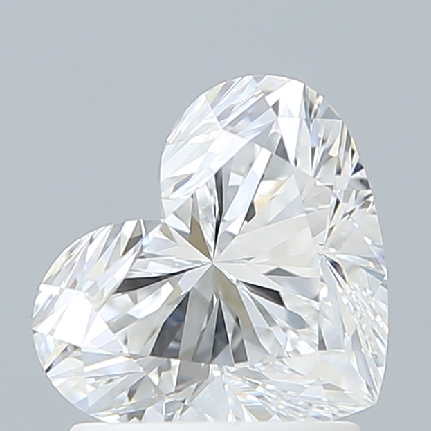 1.54 Carat Heart Shaped, Ideal Cut, E Color, VVS1 Clarity, IGI Certified Lab Grown Diamond