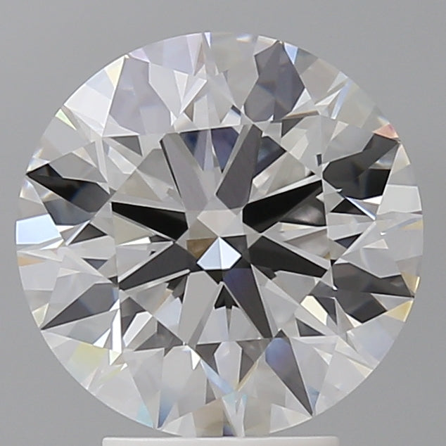 4.03 Carat Round Shaped, Ideal Cut, E Color, VVS2 Clarity, IGI Certified Lab Grown Diamond