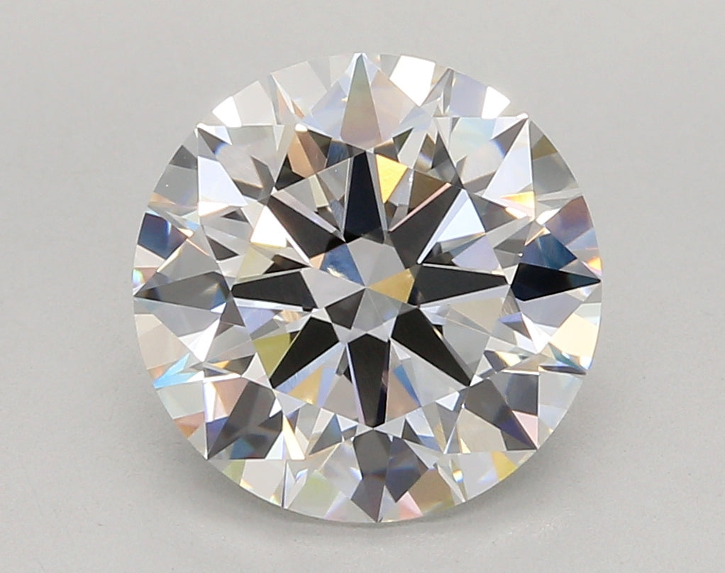 5.03 Carat Round Shaped, Ideal Cut, F Color, VVS2 Clarity, IGI Certified Lab Grown Diamond