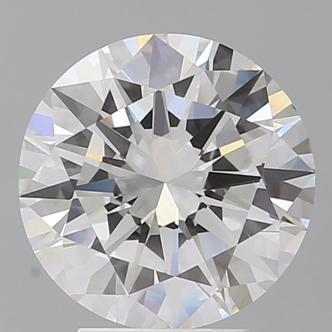 3.97 Carat Round Shaped, Excellent Cut, F Color, VVS2 Clarity, IGI Certified Lab Grown Diamond