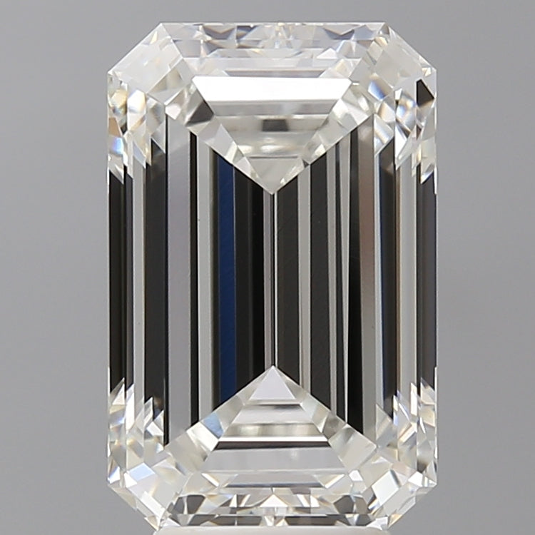 5.50 Carat Emerald Shaped, Ideal Cut, G Color, VVS2 Clarity, IGI Certified Lab Grown Diamond