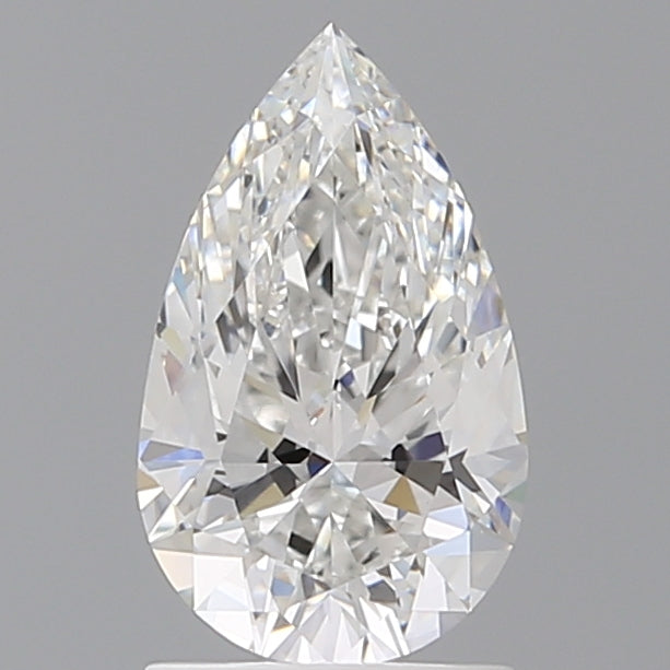 1.57 Carat Pear Shaped, Ideal Cut, E Color, VVS2 Clarity, IGI Certified Lab Grown Diamond