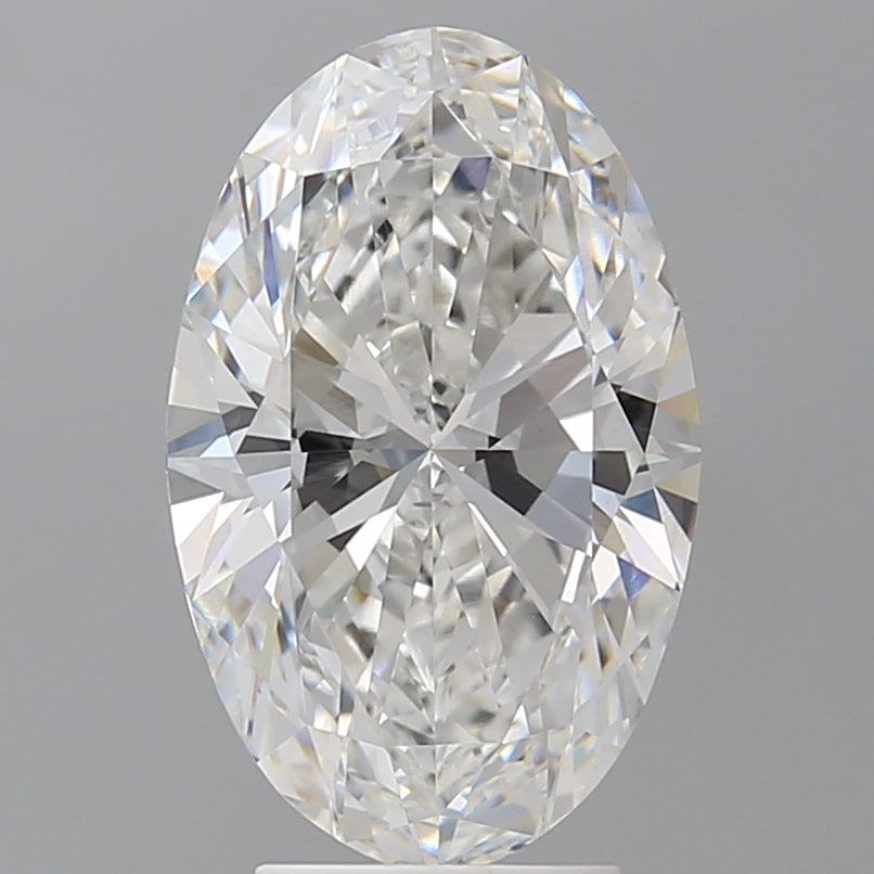 4.02 Carat Oval Shaped, Ideal Cut, E Color, VVS2 Clarity, IGI Certified Lab Grown Diamond