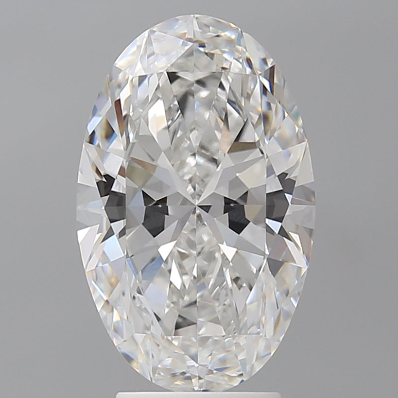 4.06 Carat Oval Shaped, Ideal Cut, E Color, VVS2 Clarity, IGI Certified Lab Grown Diamond