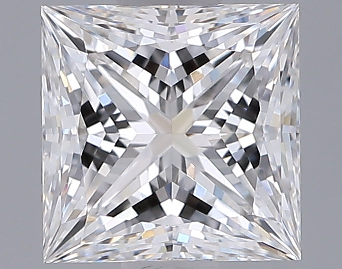 1.33 Carat Princess Shaped, Ideal Cut, E Color, VVS1 Clarity, IGI Certified Lab Grown Diamond