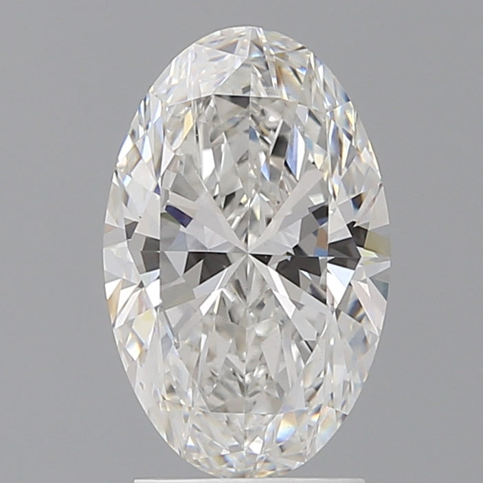 2.55 Carat Oval Shaped, Ideal Cut, E Color, VVS2 Clarity, IGI Certified Lab Grown Diamond
