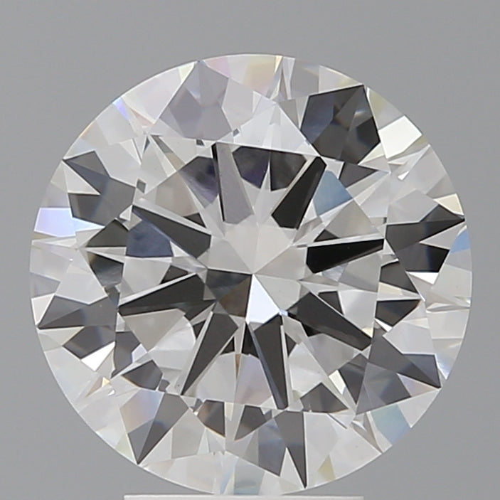 5.00 Carat Round Shaped, Excellent Cut, F Color, VVS2 Clarity, IGI Certified Lab Grown Diamond