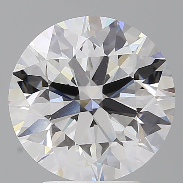 4.08 Carat Round Shaped, Ideal Cut, F Color, VVS2 Clarity, IGI Certified Lab Grown Diamond