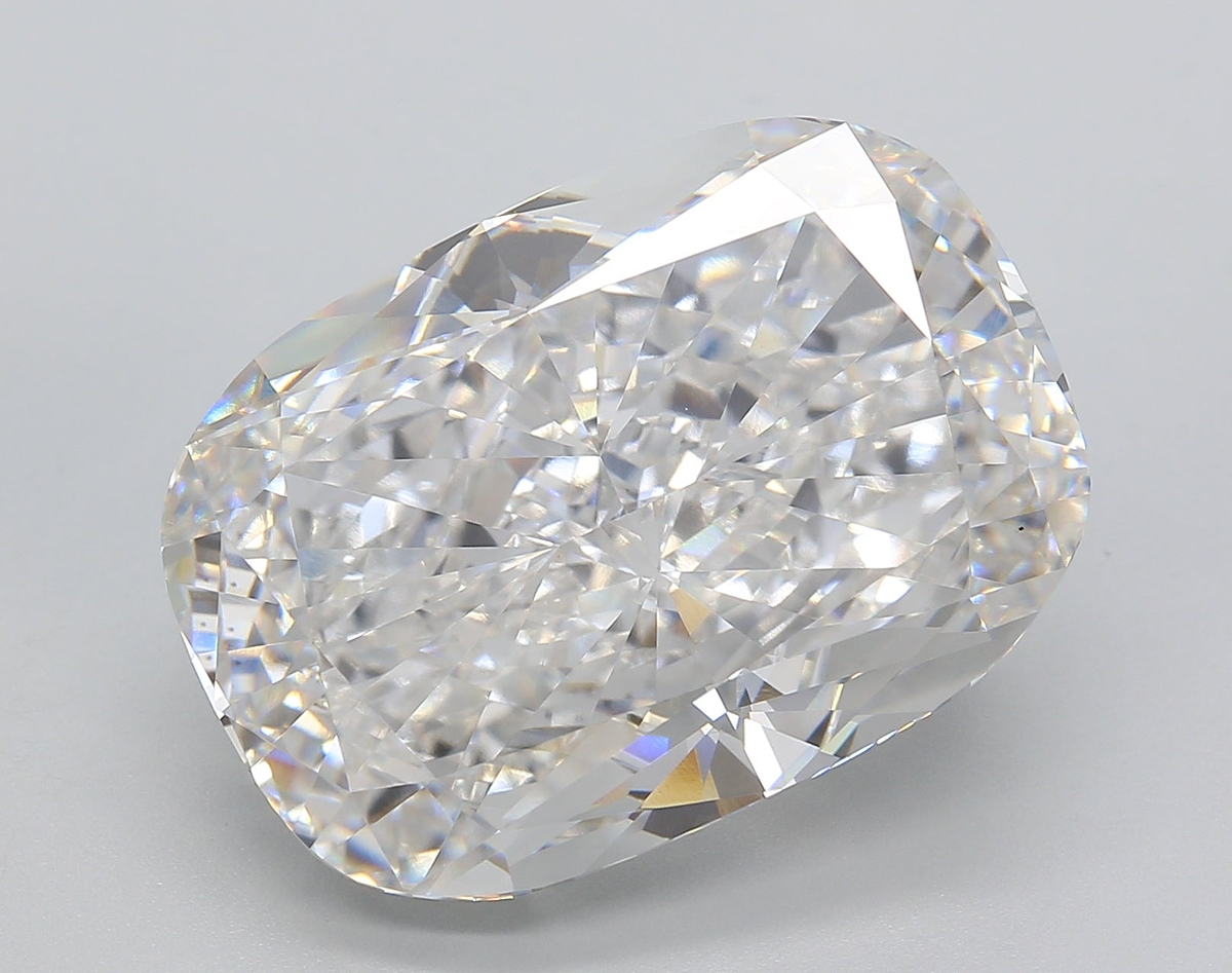 16.71 Carat Elongated Cushion Shaped, Ideal Cut, F Color, VS1 Clarity, IGI Certified Lab Grown Diamond