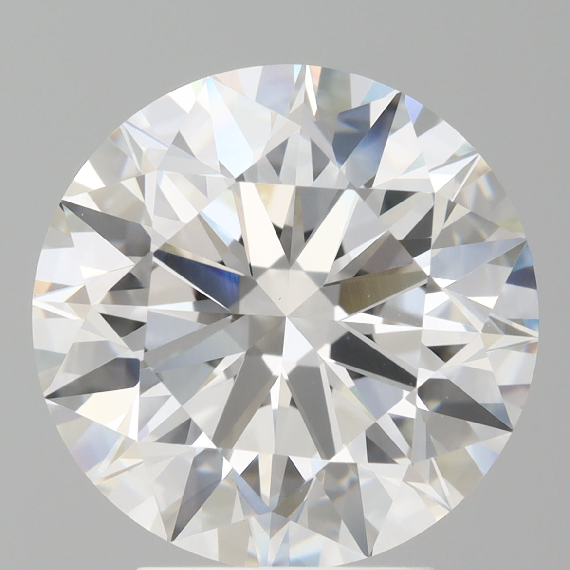 4.00 Carat Round Shaped, Excellent Cut, F Color, VVS2 Clarity, IGI Certified Lab Grown Diamond