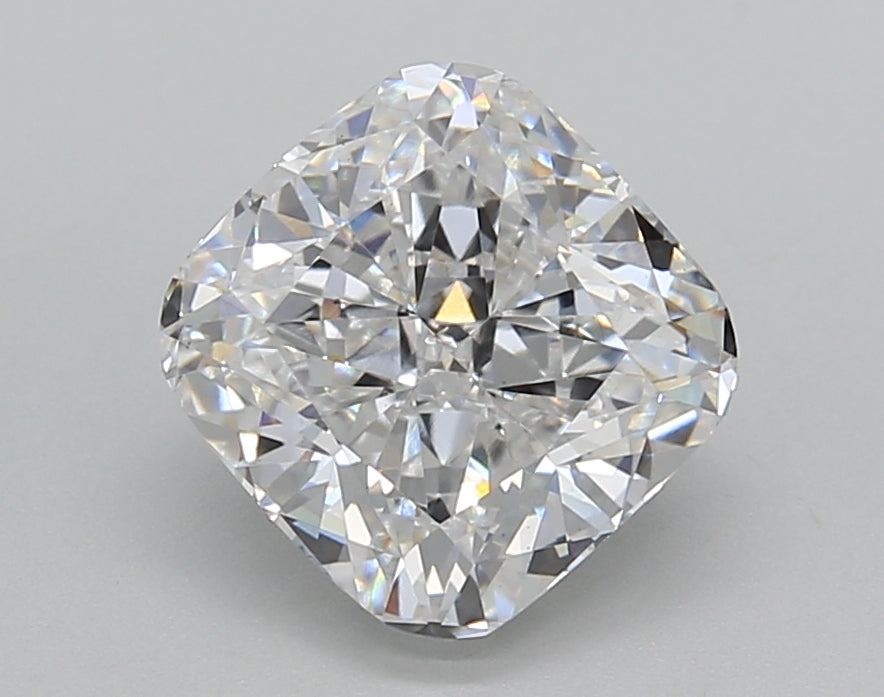 2.61 Carat Cushion Shaped, Excellent Cut, D Color, VS1 Clarity, IGI Certified Lab Grown Diamond