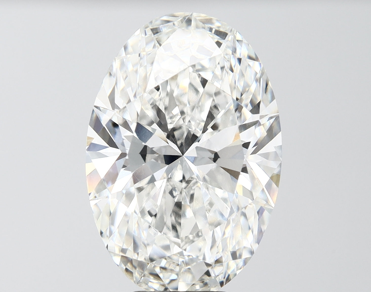 8.35 Carat Oval Shaped, Ideal Cut, F Color, VVS2 Clarity, IGI Certified Lab Grown Diamond