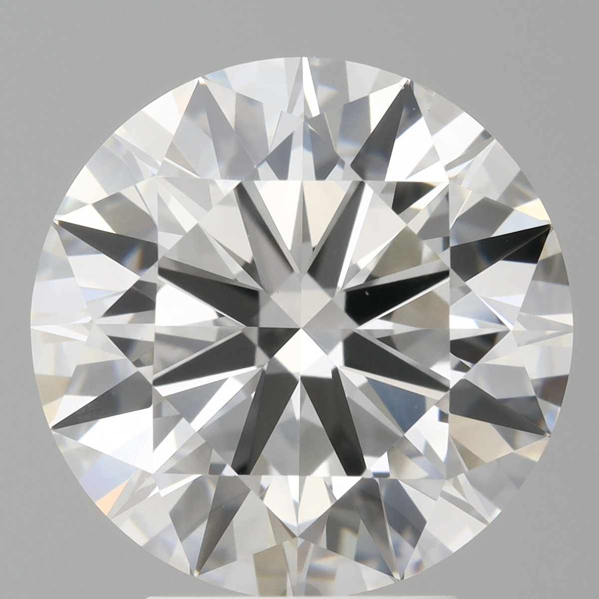 4.04 Carat Round Shaped, Ideal Cut, F Color, VVS2 Clarity, IGI Certified Lab Grown Diamond
