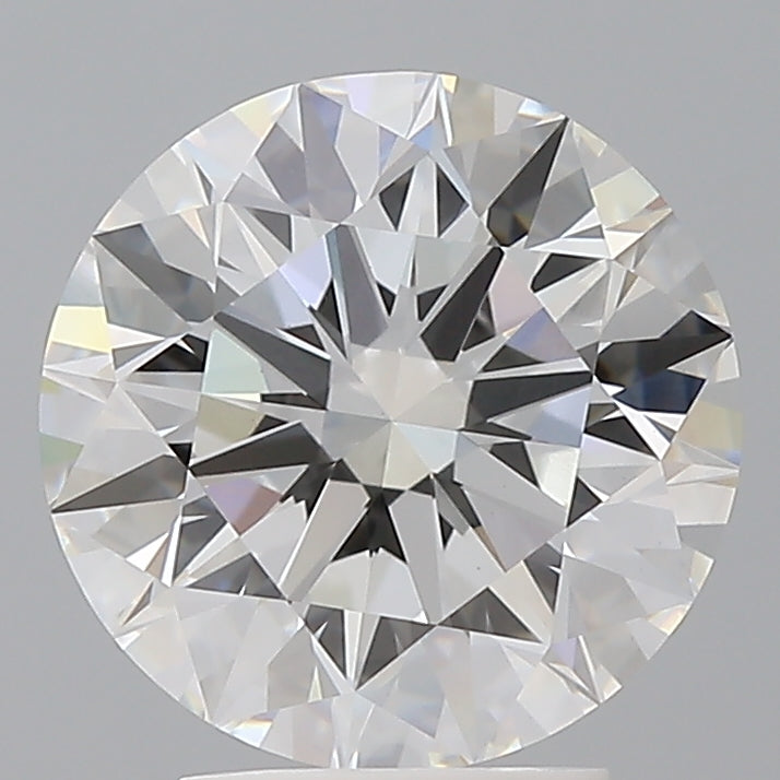 3.58 Carat Round Shaped, Ideal Cut, E Color, VVS2 Clarity, IGI Certified Lab Grown Diamond